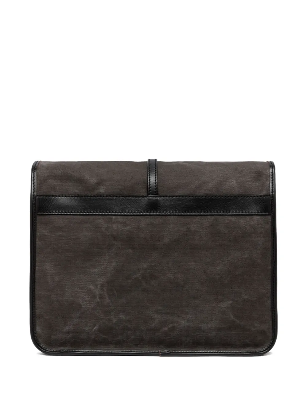 GIANNI CHIARINI Berlino leather-trimmed shoulder bag Zwart