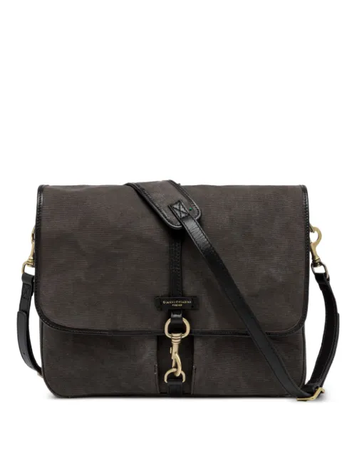 GIANNI CHIARINI Berlino leather-trimmed shoulder bag