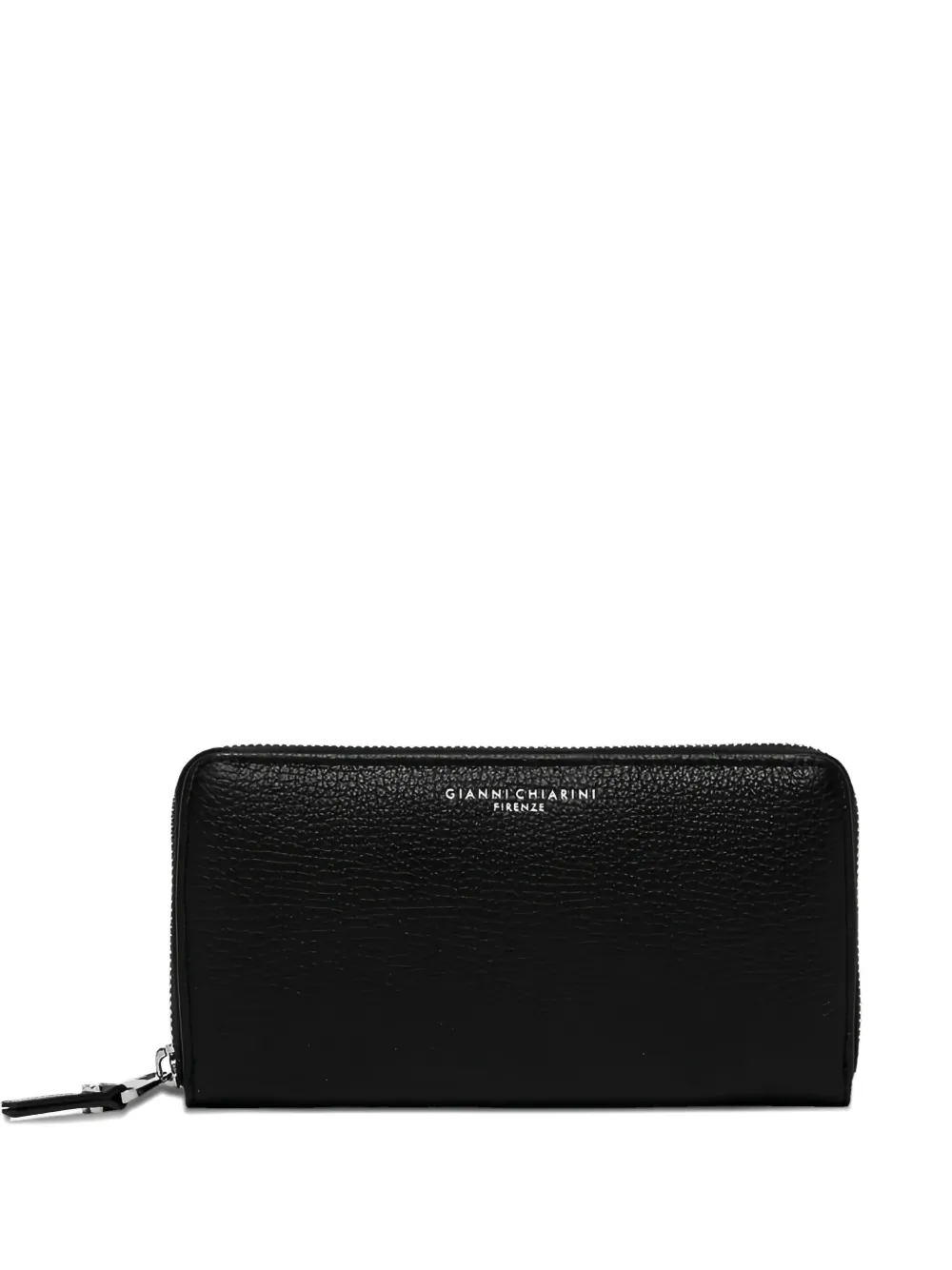 Gianni Chiarini Grained Leather Wallet In Black