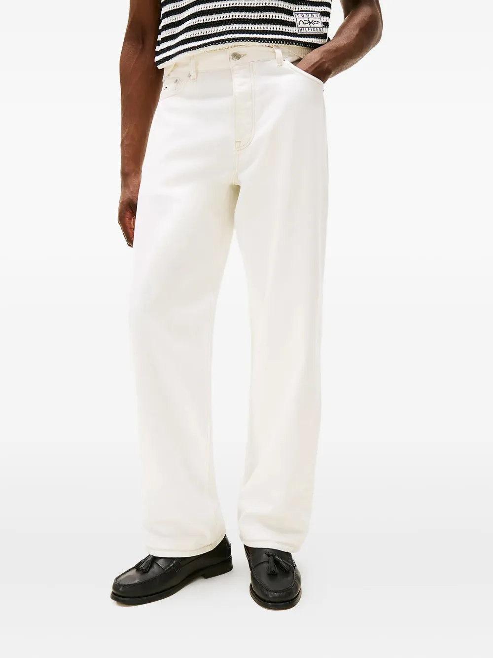 Tommy Hilfiger Straight jeans Wit