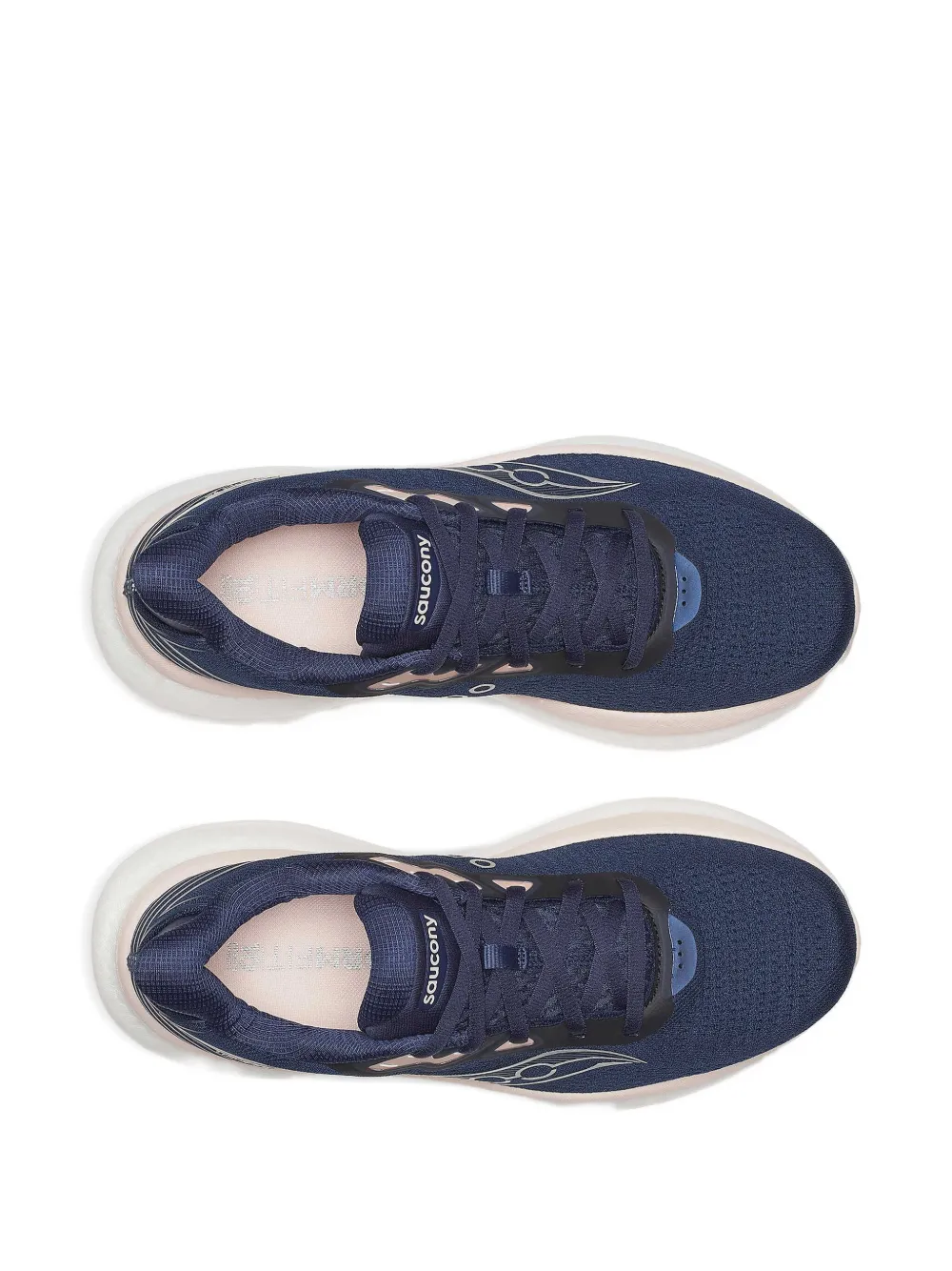 Saucony Triumph 23 knitted-panel trainers Blue