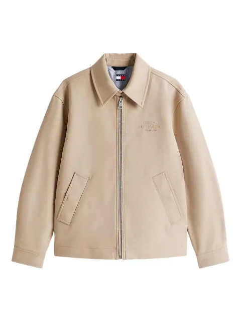 Tommy Hilfiger embroidered zip-front jacket