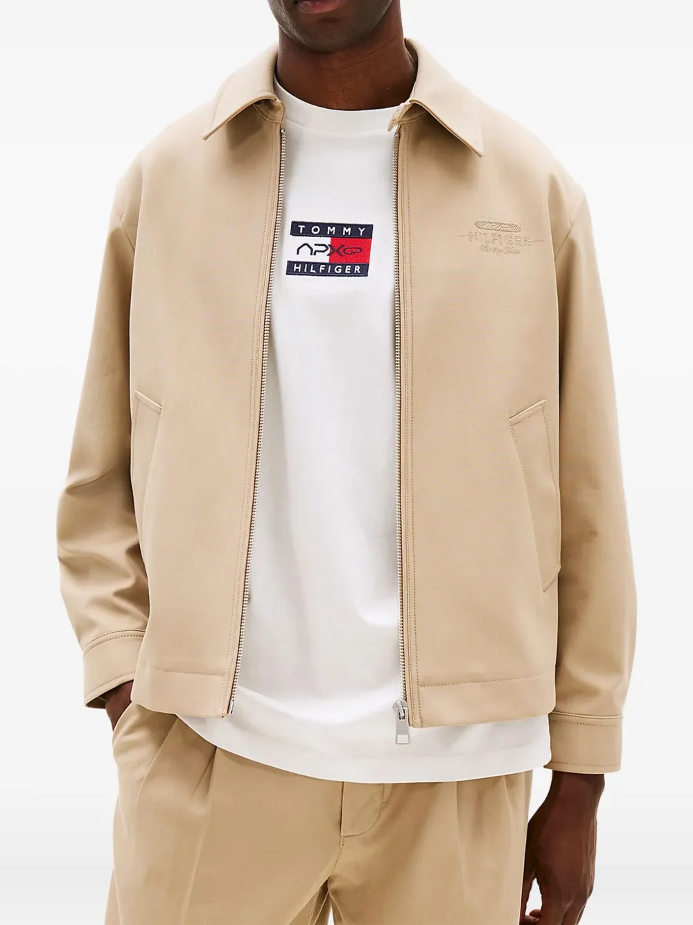 Tommy Hilfiger embroidered zip-front jacket | Lightweight Jackets | Image 2