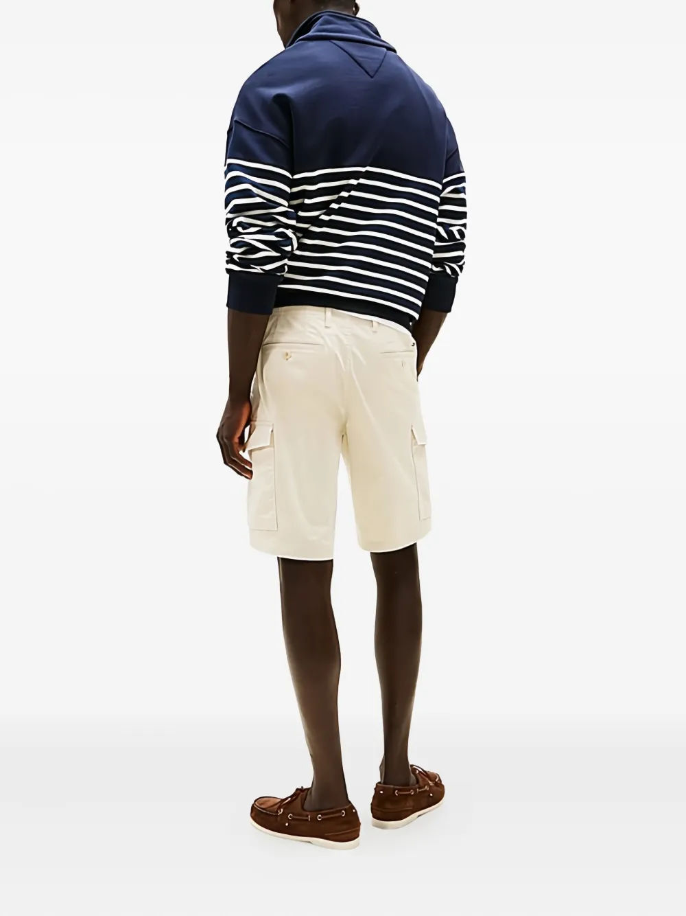 Tommy Hilfiger Harlem 1985 katoenen shorts met cargo zak Beige