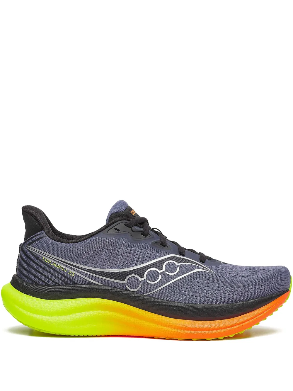 Saucony Triumph 23 ridged-panel sneakers Grey
