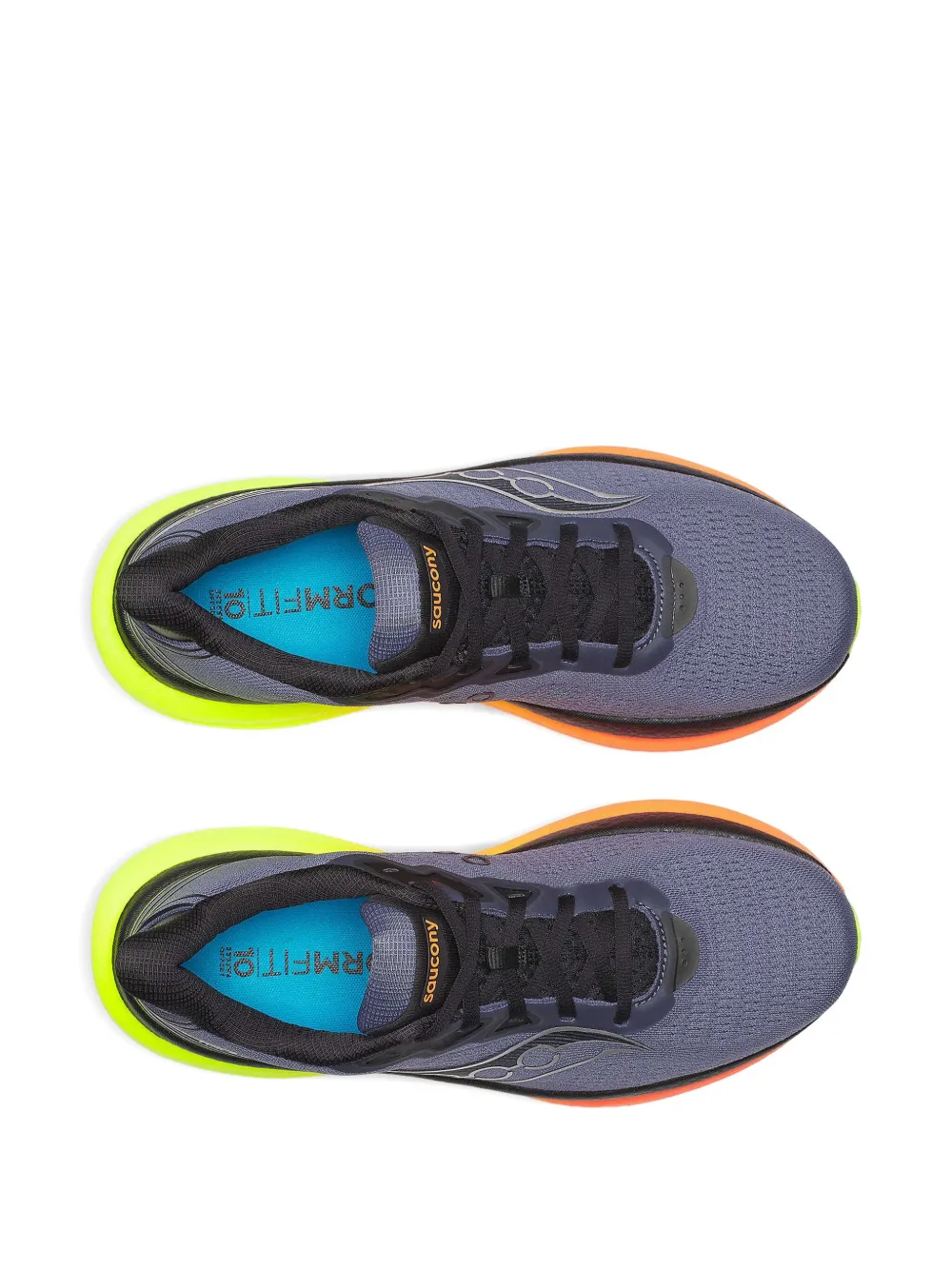 Saucony Triumph 23 ridged-panel sneakers Grey