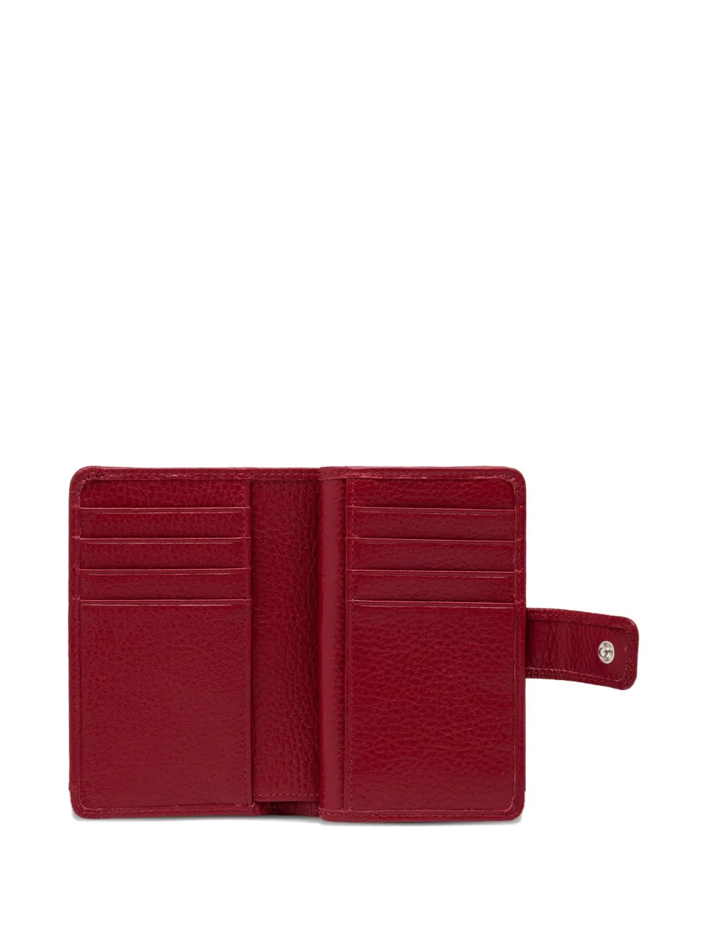 Gianni Chiarini Dollaro Flap-button Wallet In Red