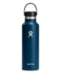 Hydro Flask logo-print bottle - Blue