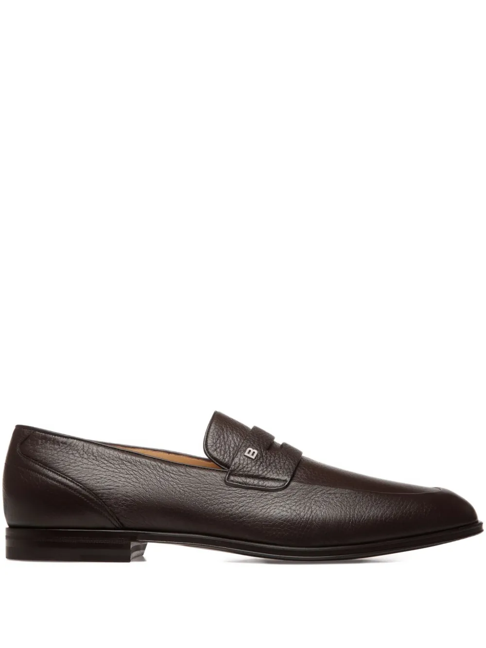 Bally Westminster loafers van bewerkt leer Bruin