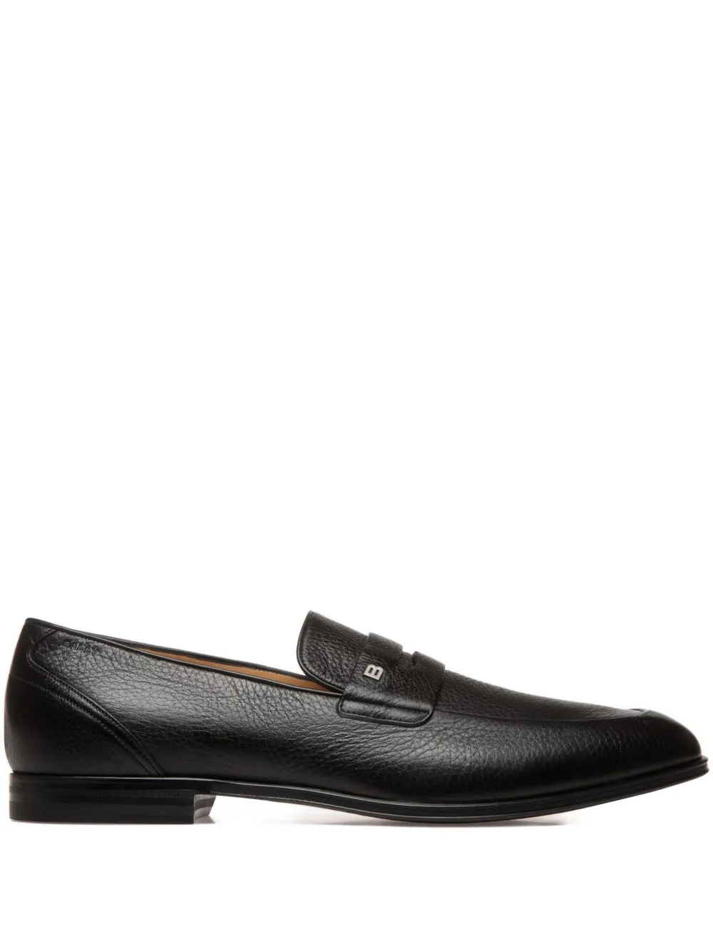 Bally Westminster loafers van bewerkt leer Zwart