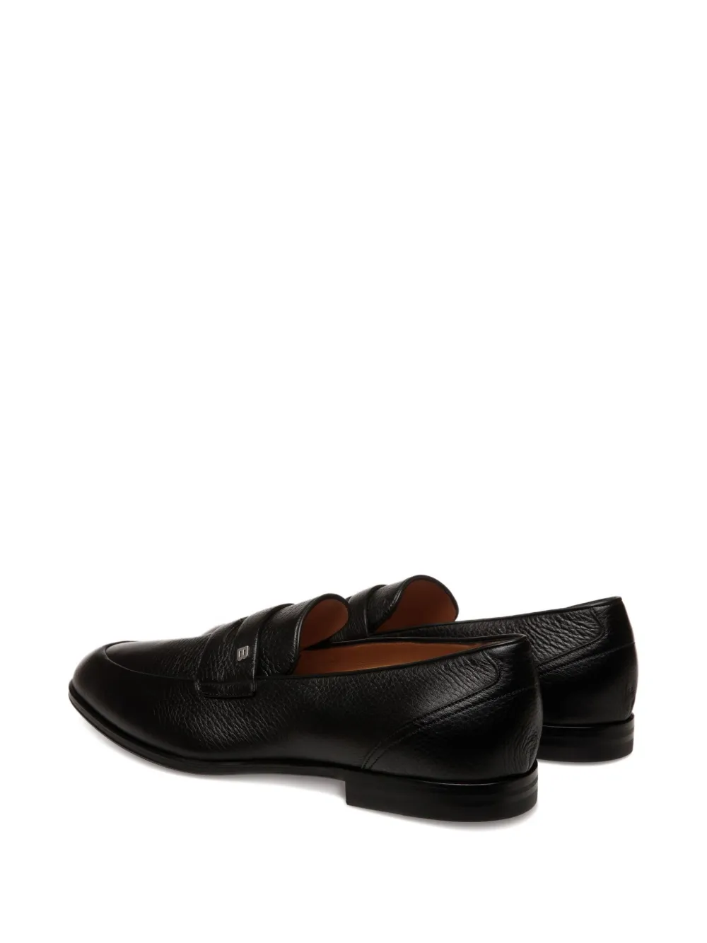 Bally Westminster grained-leather loafers Black