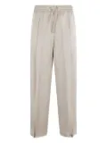 Herno pleated drawstring pants - Neutrals
