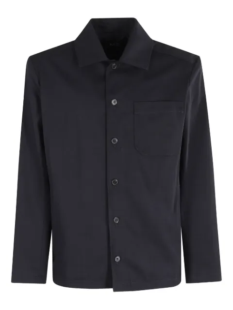 A.P.C. Cofco button-fastening pocket shirt jacket