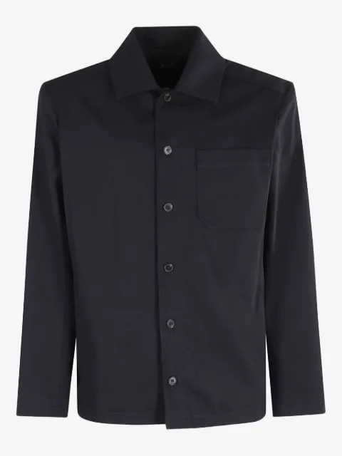 A.P.C. Cofco button-fastening pocket shirt jacket
