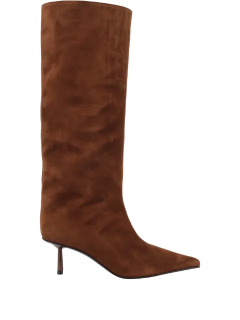 Le Silla 100mm suede knee-high boots