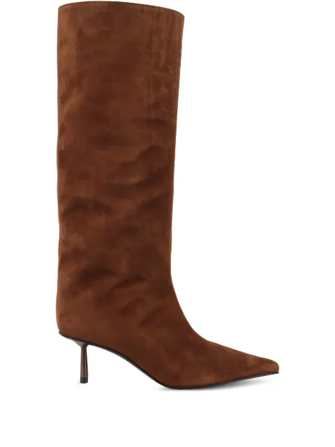 Le Silla 100mm suede knee-high boots