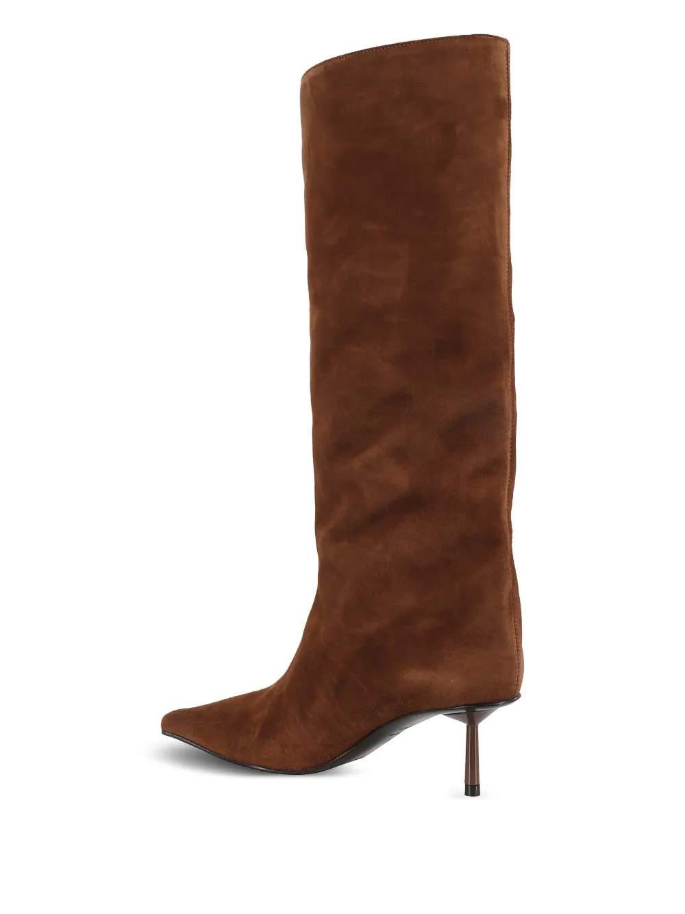 Le Silla 100mm suede knee-high boots Brown