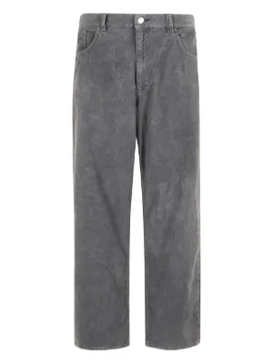 SUNFLOWER 23AWスラックス Sunflower Straight Trouser Black