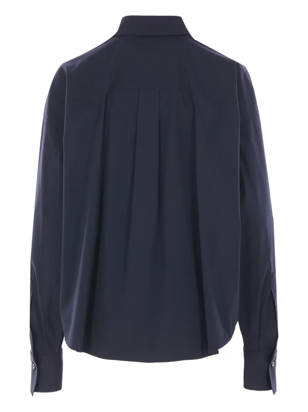Brunello Cucinelli T-shirt met verfraaid zak - Blauw