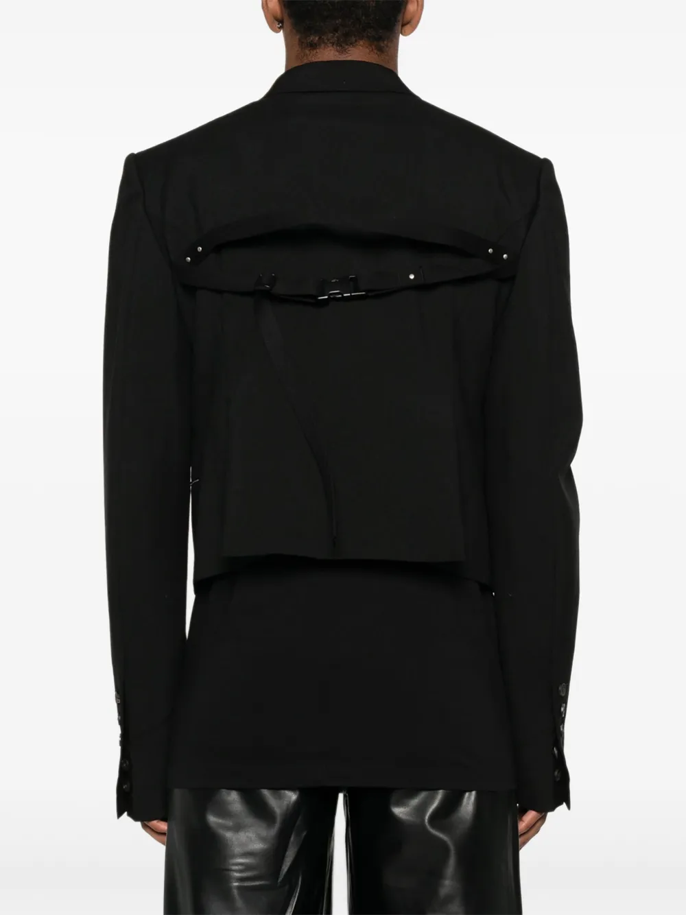 Rick Owens Alice panelled jacket Zwart