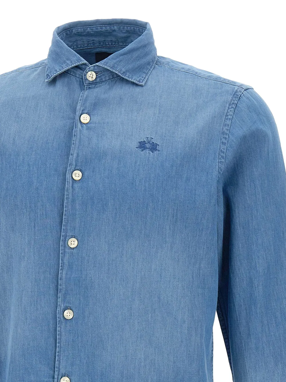 La Martina Denim overhemd Blauw