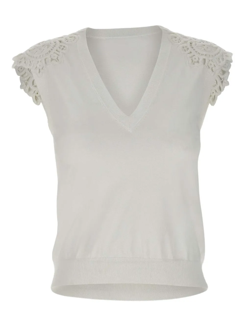 kaos V-neck top | White | Image 1
