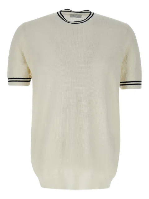 DIKTAT ribbed-trimmed short-sleeved t-shirt