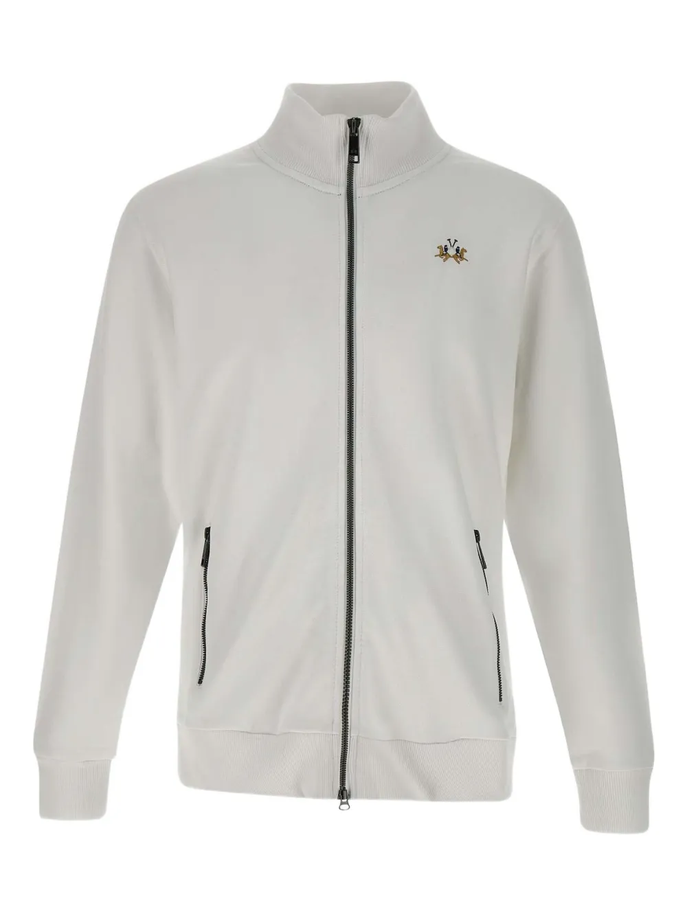 La Martina high-neck embroidered sweatshirt | White | Image 1