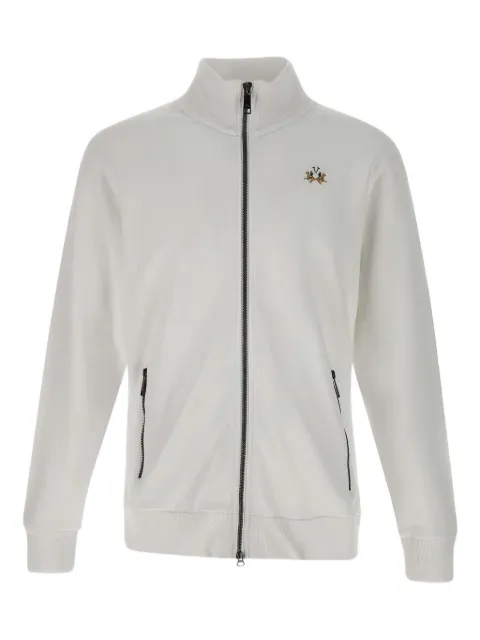 La Martina high-neck embroidered sweatshirt