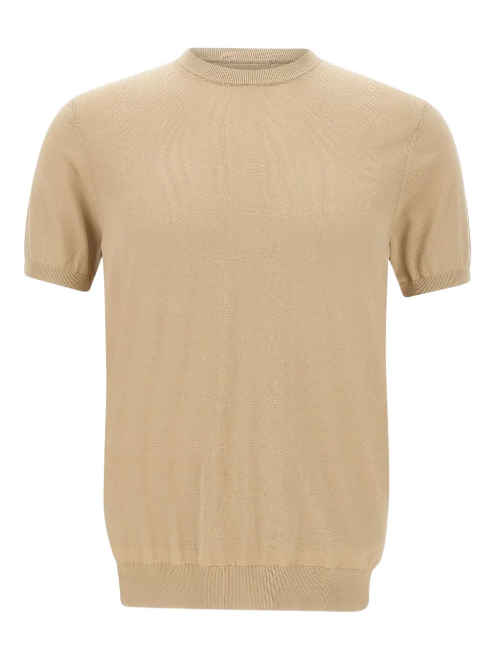 DIKTAT short-sleeve ribbed sweater | Neutrals | Image 1