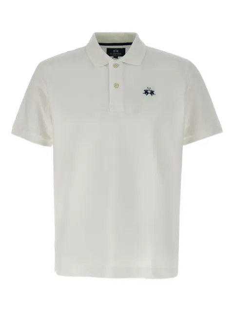La Martina logo-embroidered polo shirt