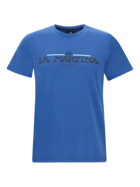 La Martina logo-print crew-neck t-shirt