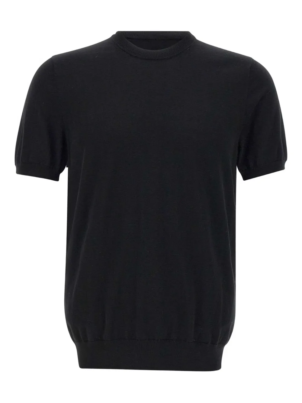 DIKTAT short-sleeve ribbed sweater | negro | Image 1