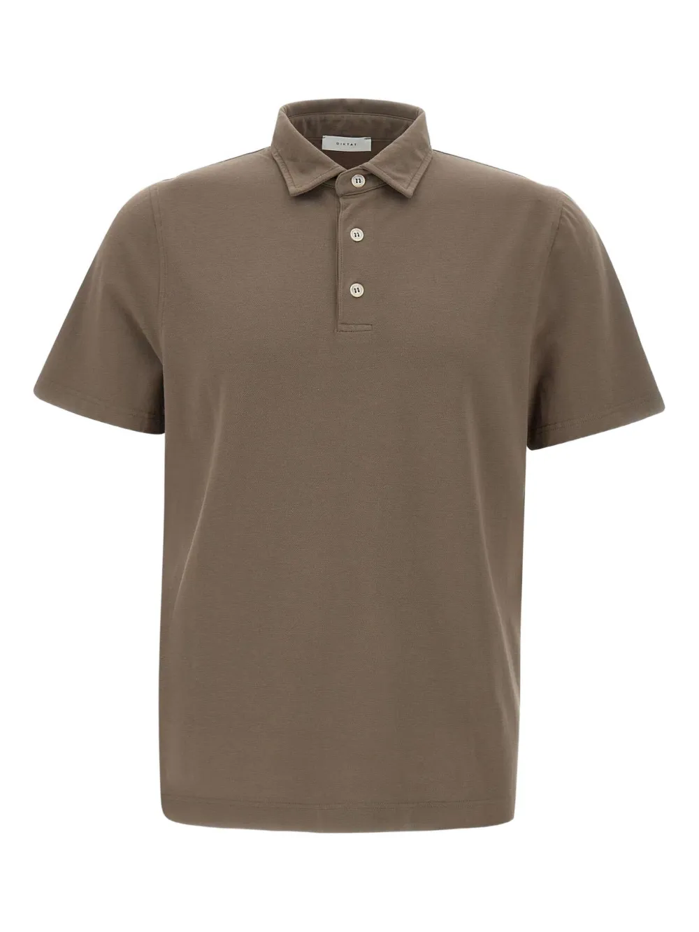 DIKTAT short sleeve polo shirt | Brown | Image 1