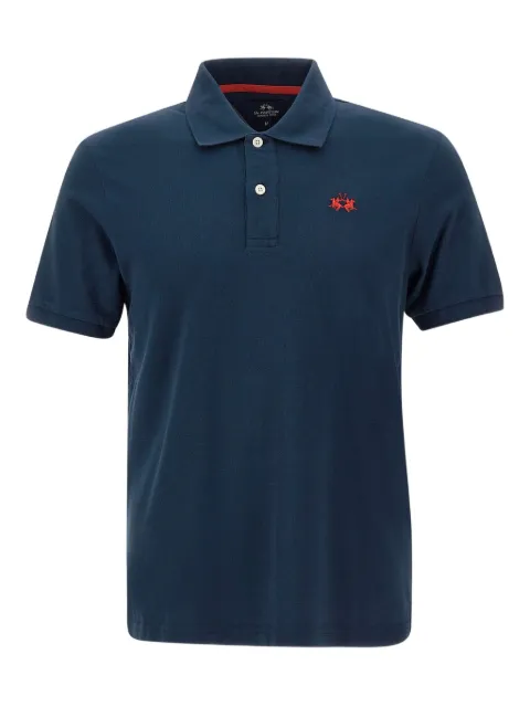 La Martina logo-embroidered polo shirt