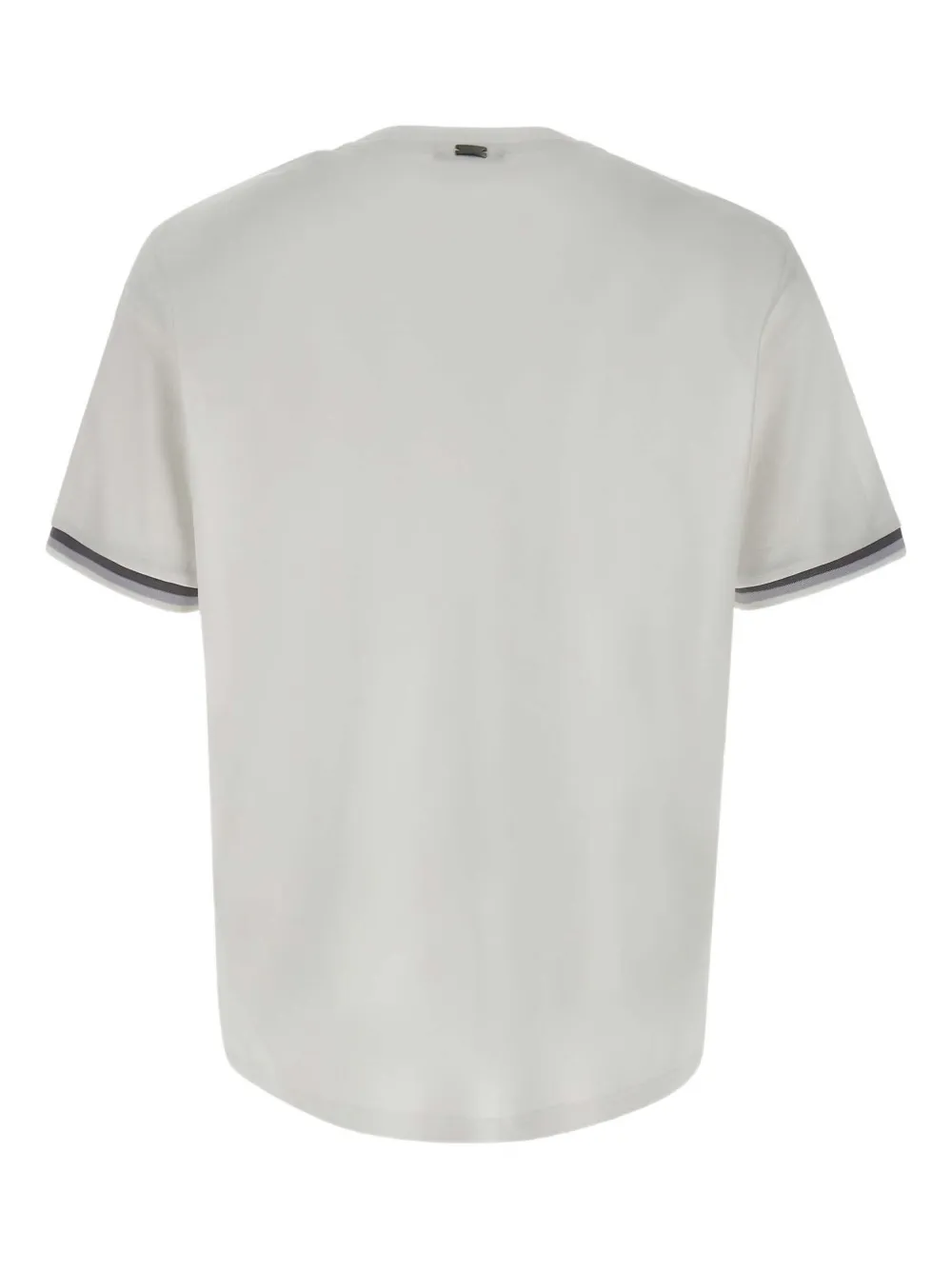 Herno T-shirt met ronde hals en zak Wit