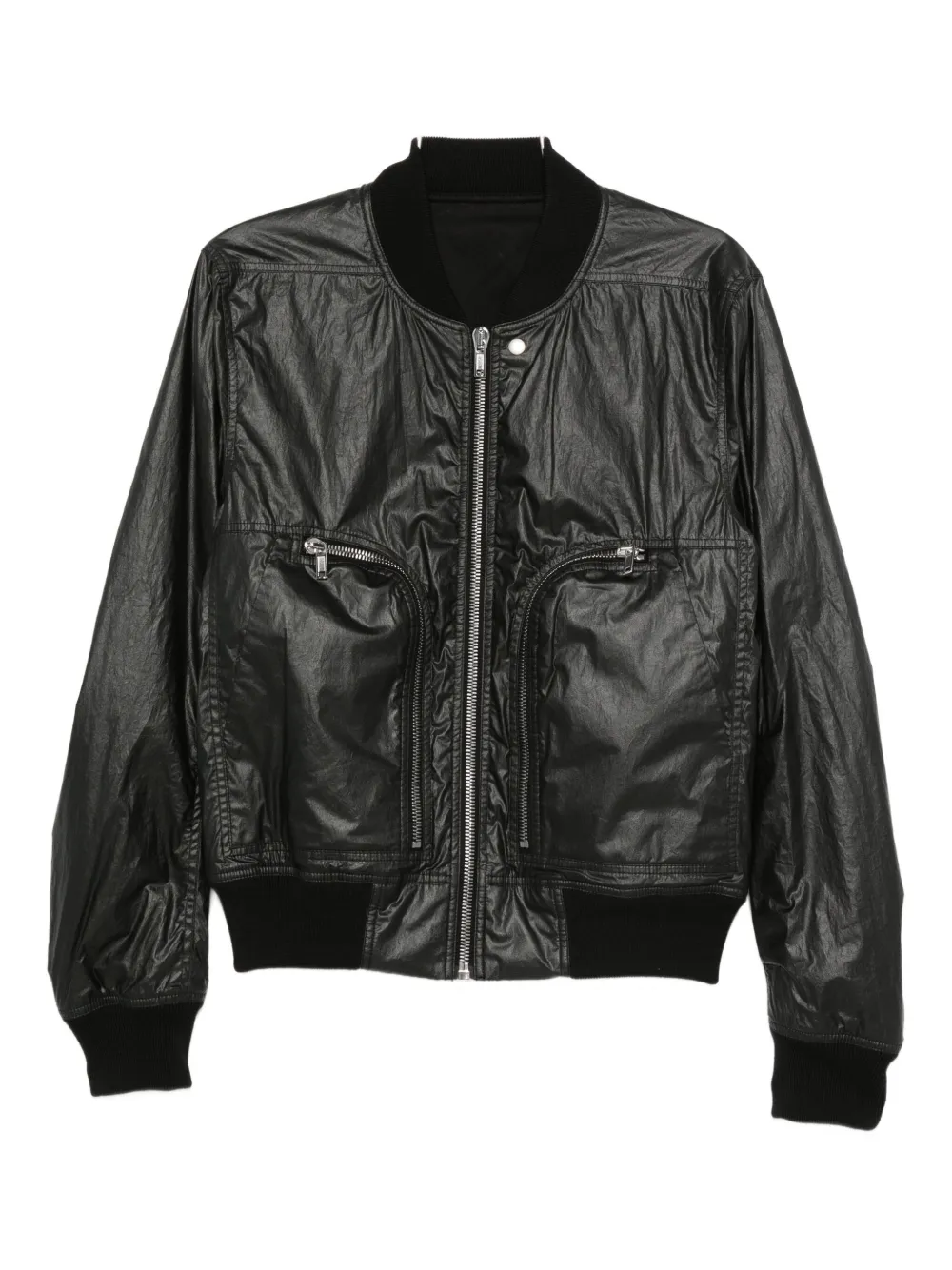 Rick Owens zip-fastening bomber jacket Zwart