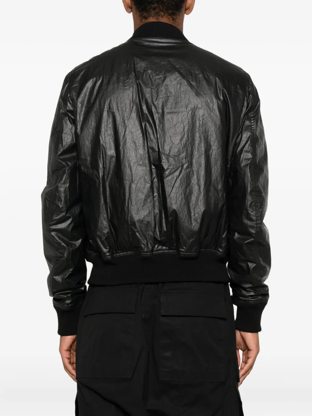Rick Owens zip-fastening bomber jacket Zwart