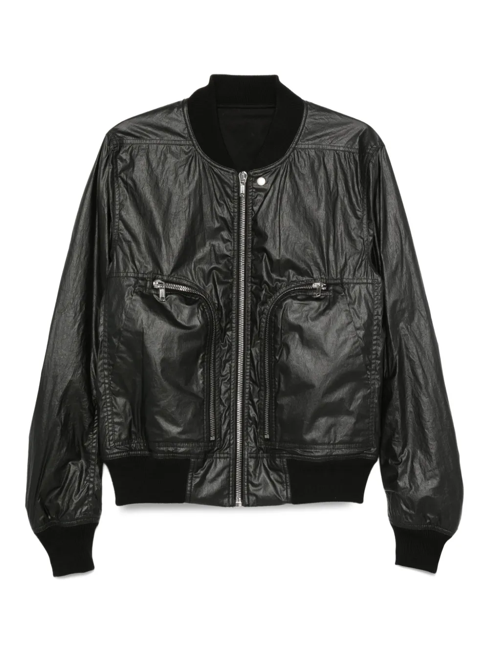 Rick Owens zip-fastening bomber jacket Zwart