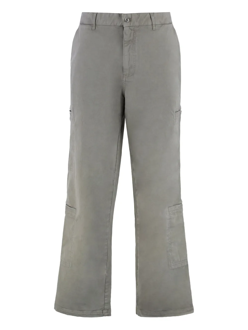 Represent cotton trousers | Grey | Image 1