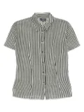 Versace Pre-Owned 2000s striped shirt - Black