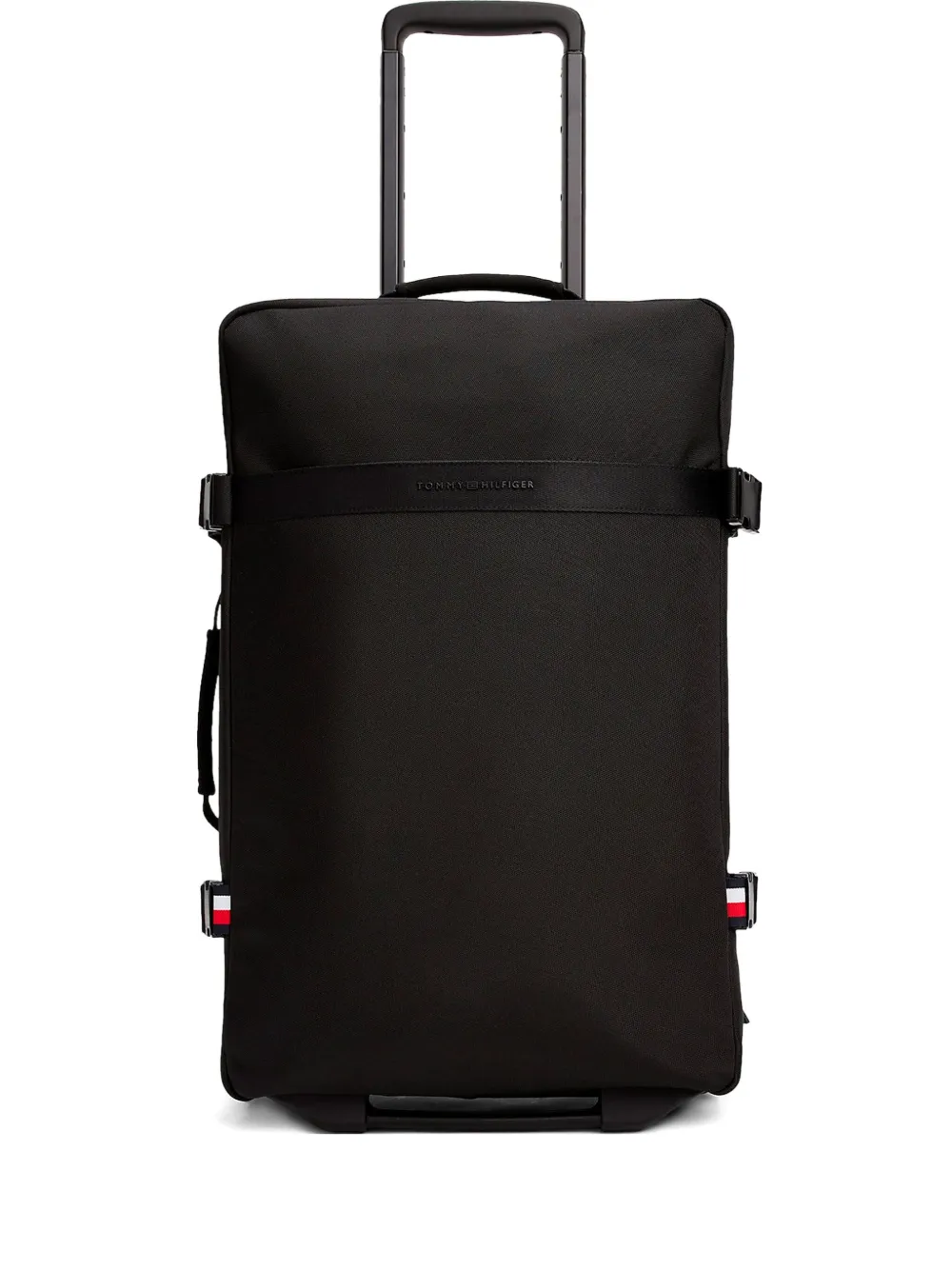 Tommy Hilfiger wheeled buckle-fastening luggage Zwart