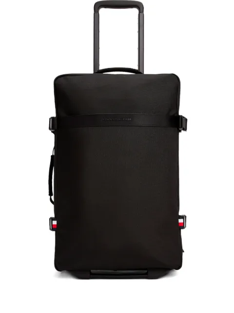Tommy Hilfiger wheeled buckle-fastening luggage