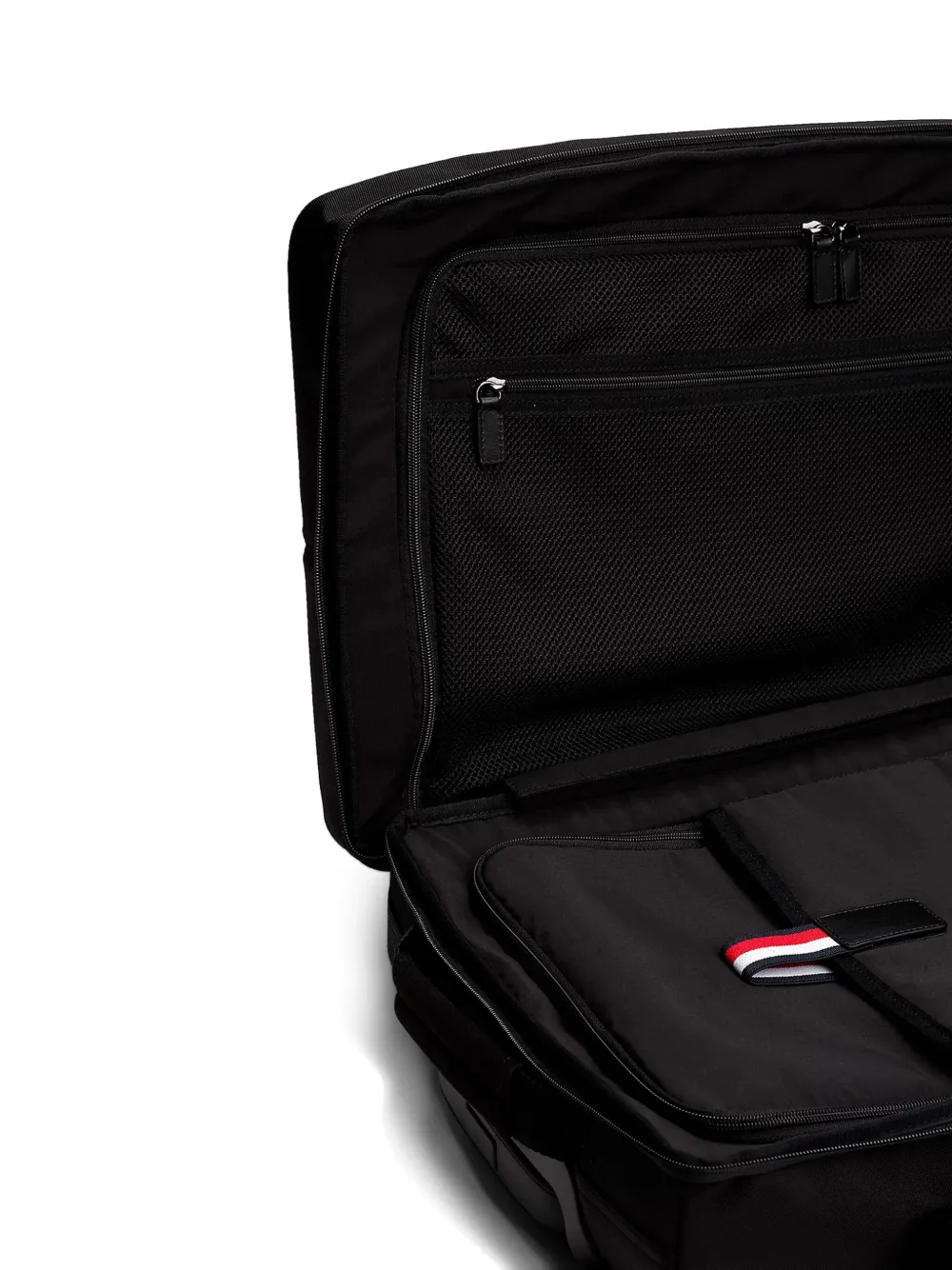 Tommy Hilfiger wheeled buckle-fastening luggage Zwart