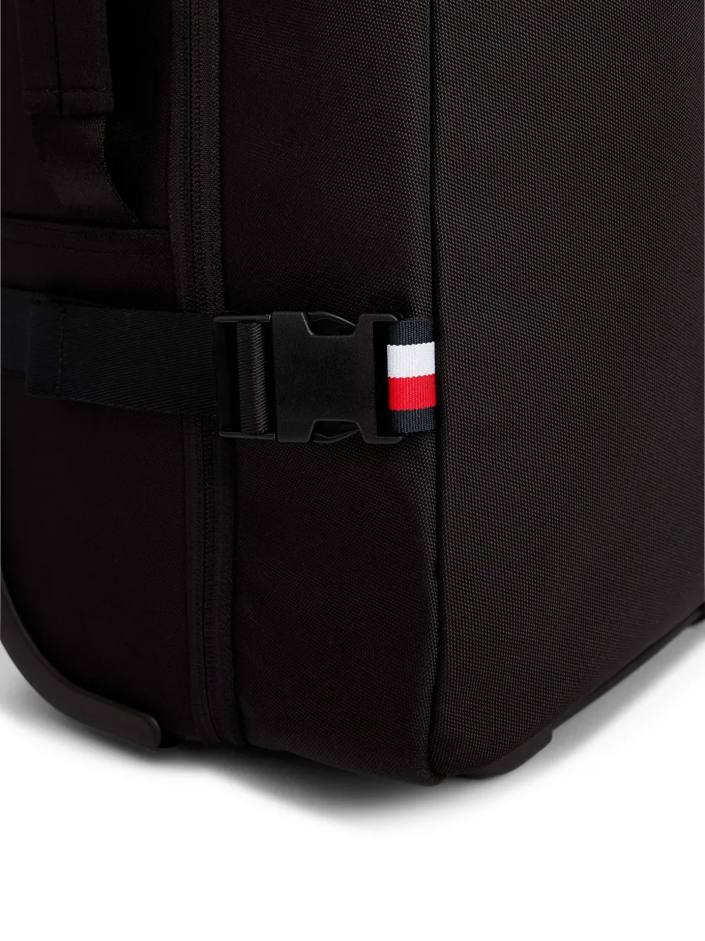 Tommy Hilfiger wheeled buckle-fastening luggage Zwart