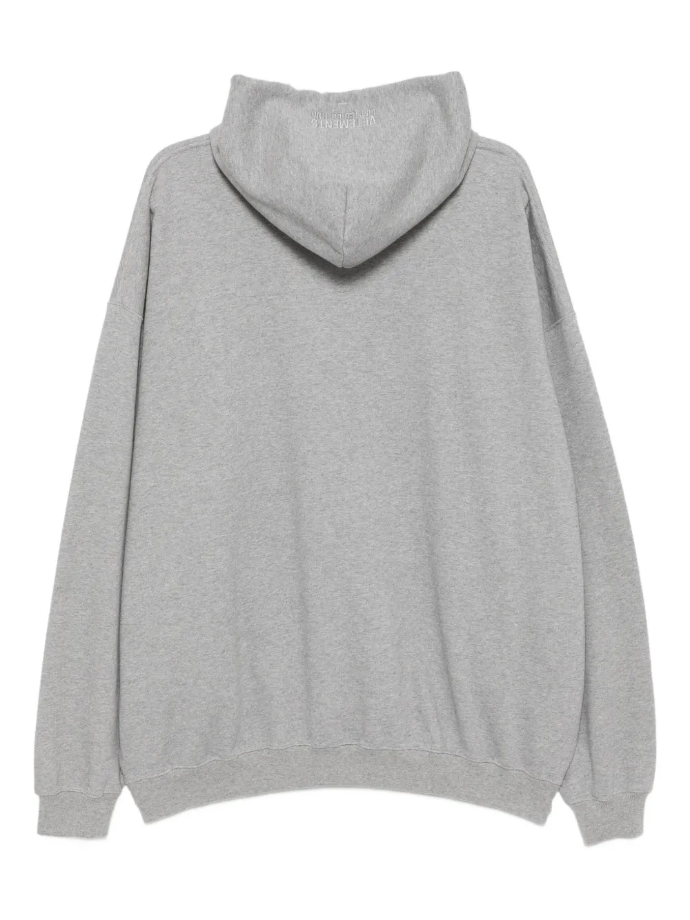 VETEMENTS Hoodie met geborduurd logo Grijs