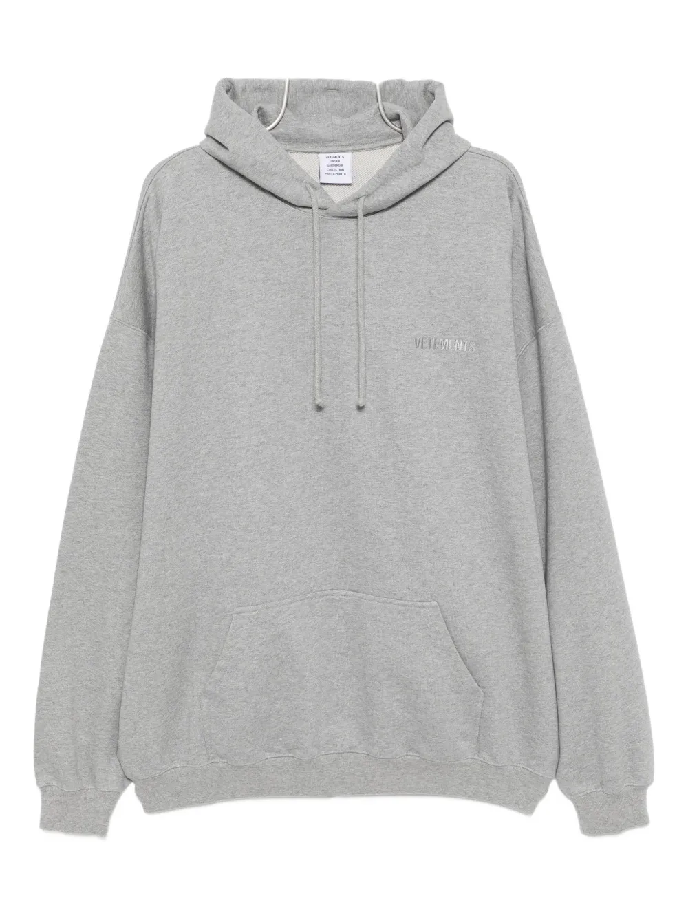 VETEMENTS ロゴ パーカー - グレー VETEMENTS ロゴ パーカー - グレー