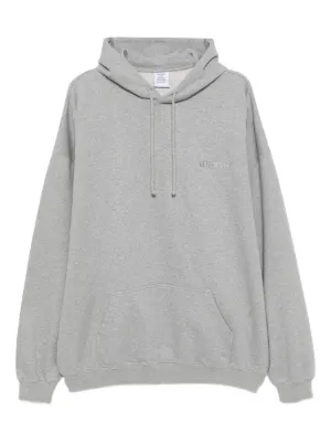 VETEMENTS ロゴ グラフィック コットンブレンド パーカー 人気 VETEMENTS(ヴェトモン)メンズ パーカー - FARFETCH