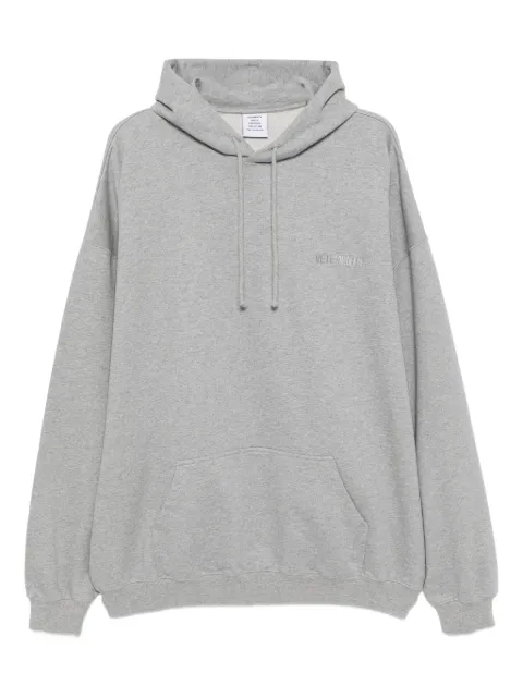 VETEMENTS logo刺绣连帽衫