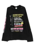 VETEMENTS graphic-printed hoodie - Black